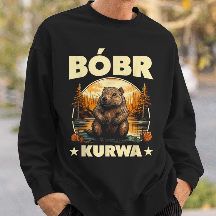 Bobr Kurwa Meme Bober Bobr Sweatshirt Geschenke für Ihn