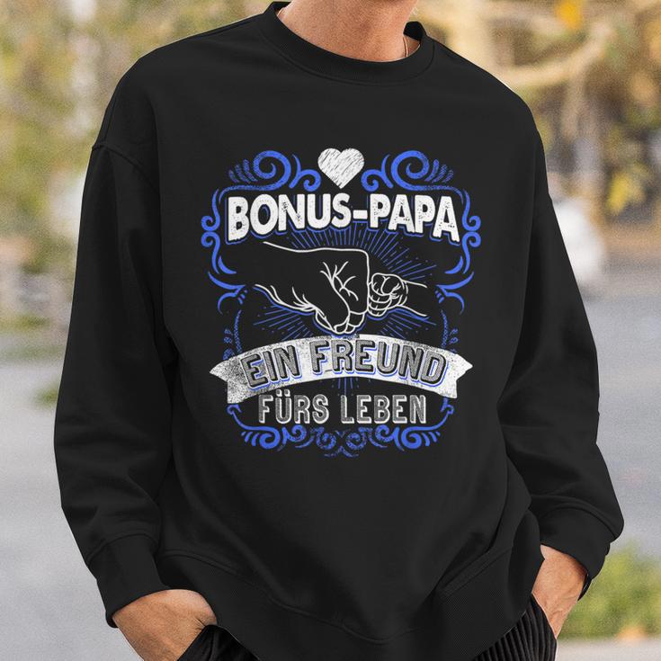 Bonus Papa Bonuspapa Stiefsohn Bonusater Geschenk Sweatshirt Geschenke für Ihn