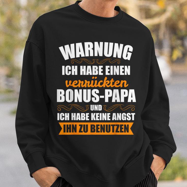 Bonus Papa Bonuspapa Stiefvater Bonusater Geschenk Sweatshirt Geschenke für Ihn