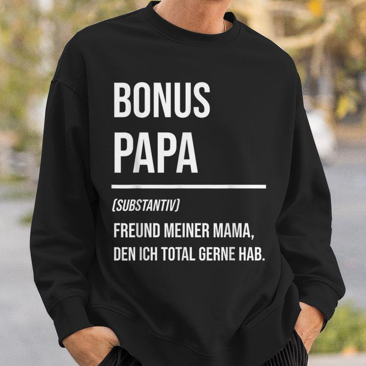 Bonuspapa Bonus Papa Step Dad S Sweatshirt Geschenke für Ihn