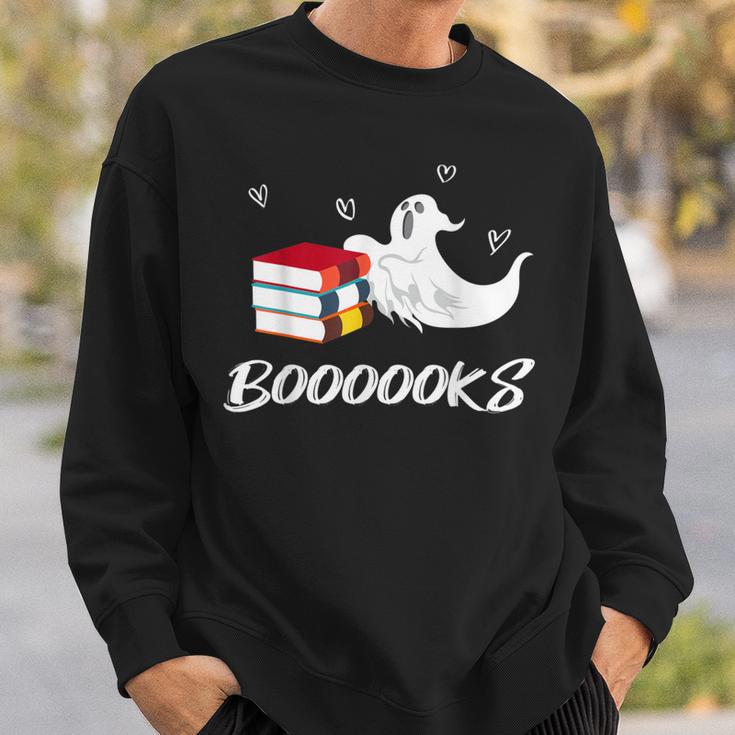 Books Boooooks Ghost Loving Cute Humor Parody Sweatshirt Gifts for Him