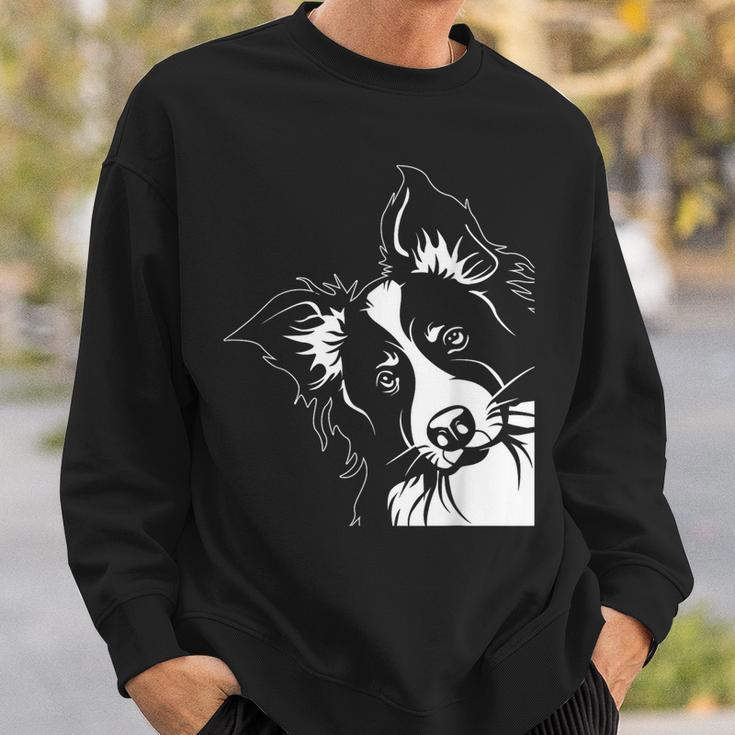 Border Collie Cute Dog Dog Lovers Sweatshirt Geschenke für Ihn