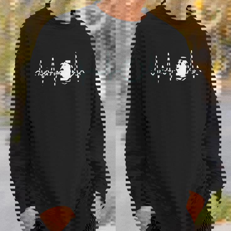 Bowling Heartbeat Bowling Sweatshirt Gifts for Him