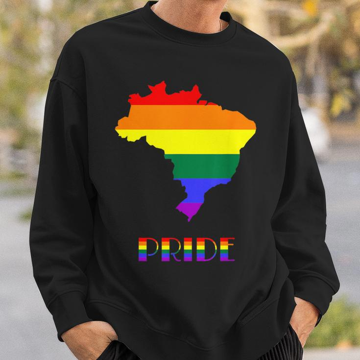 Brazil Pride Lgbt Pride Gay Pride Month Lesbian Lgbtq Sweatshirt Gifts for Him