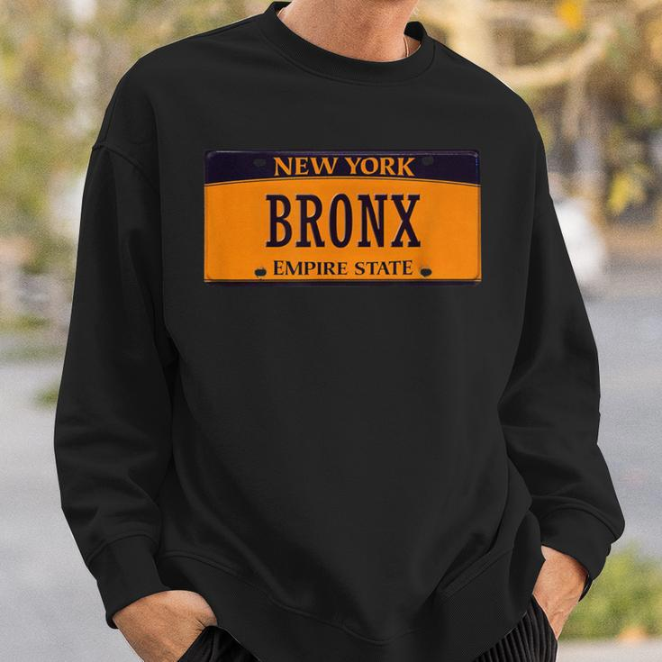 Bronx New York City Cars Plate Number Bronx Sweatshirt Gifts for Him