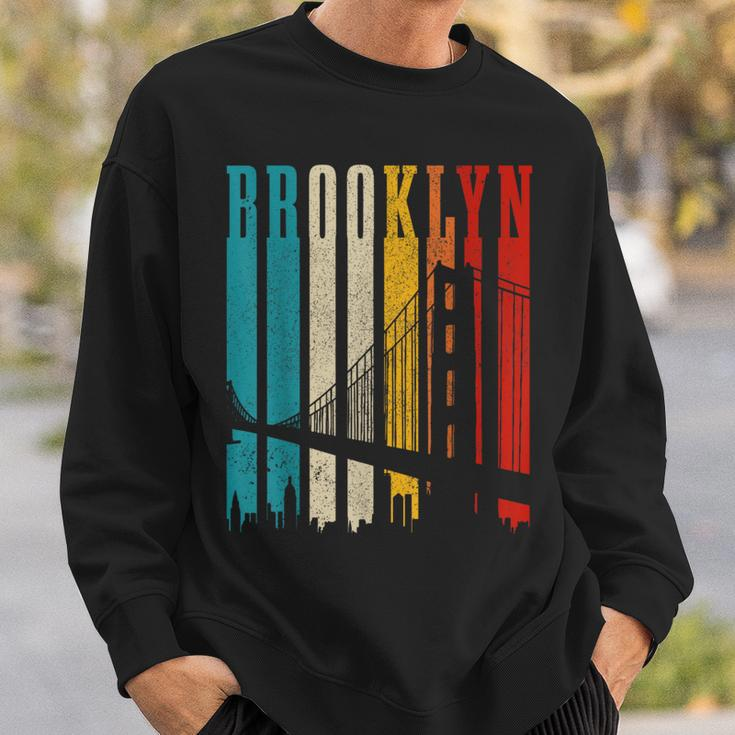 Brooklyn Bridge Vintage Ny Nyc Pride New York City Sweatshirt Gifts for Him