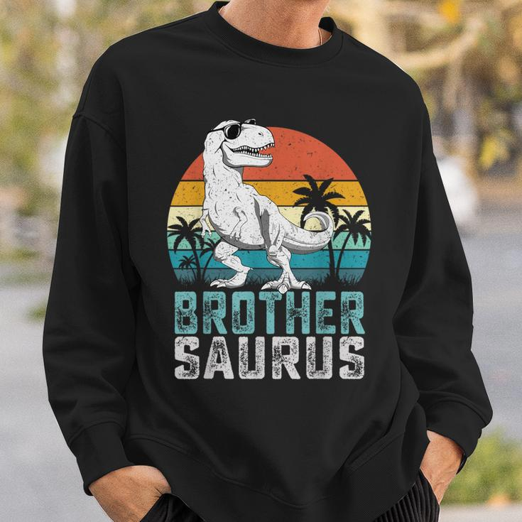 BrothersaurusRex Dinosaur Brother Saurus Family Matching Sweatshirt Gifts for Him