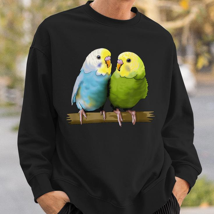 Budgie Pet Parrot Bird Sweatshirt Geschenke für Ihn