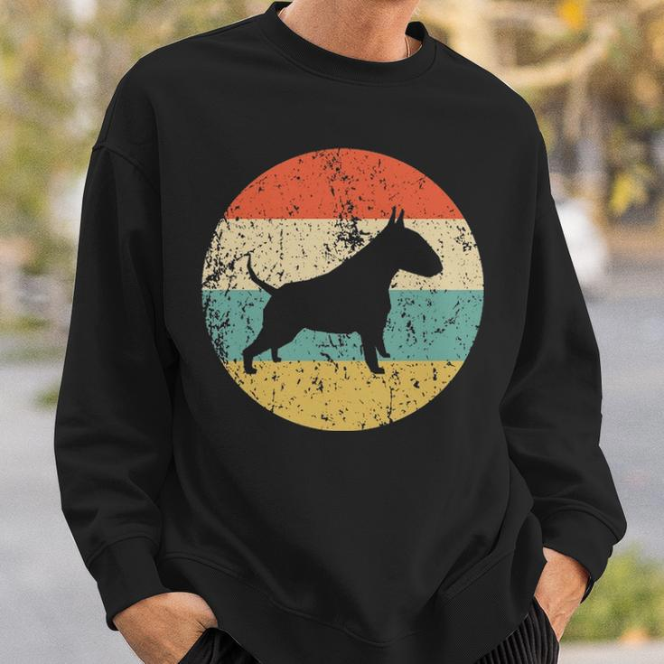 Bull Terrier Vintage Retro Bull Terrier Dog Sweatshirt Gifts for Him