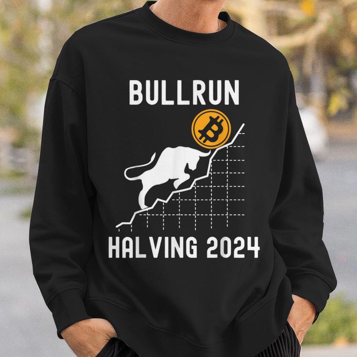 Bullrun Bitcoin Halving 2024 I Was Part Of It Sweatshirt Gifts for Him