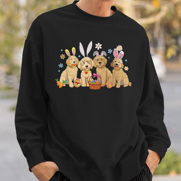 Bunny Happy Easter Dogs Sweatshirt Gifts for Him