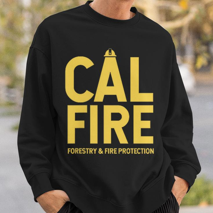 Cal-Fire Forestry Fire Protection Firefighter Sweatshirt Gifts for Him