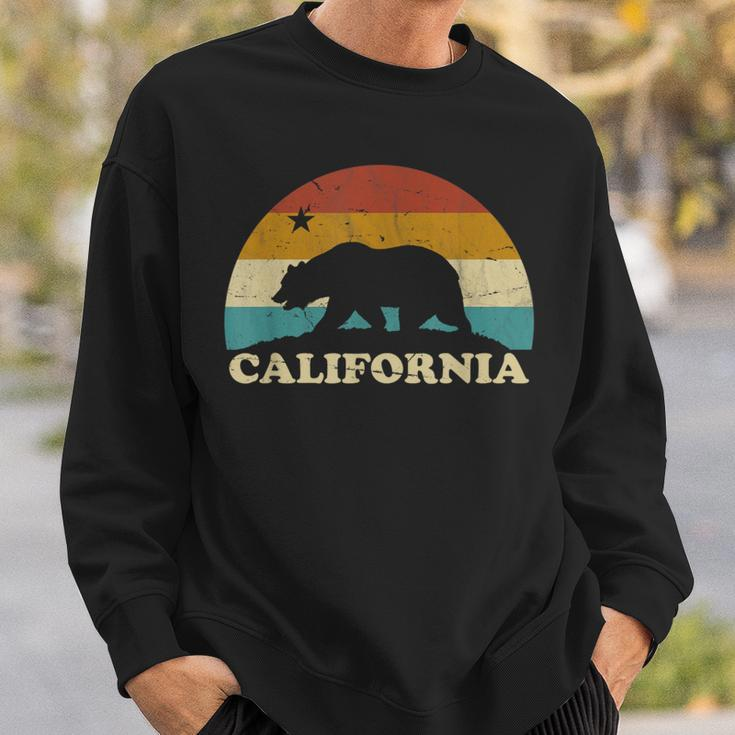 California Retro Vintage Bear Flag 70S Sweatshirt Geschenke für Ihn