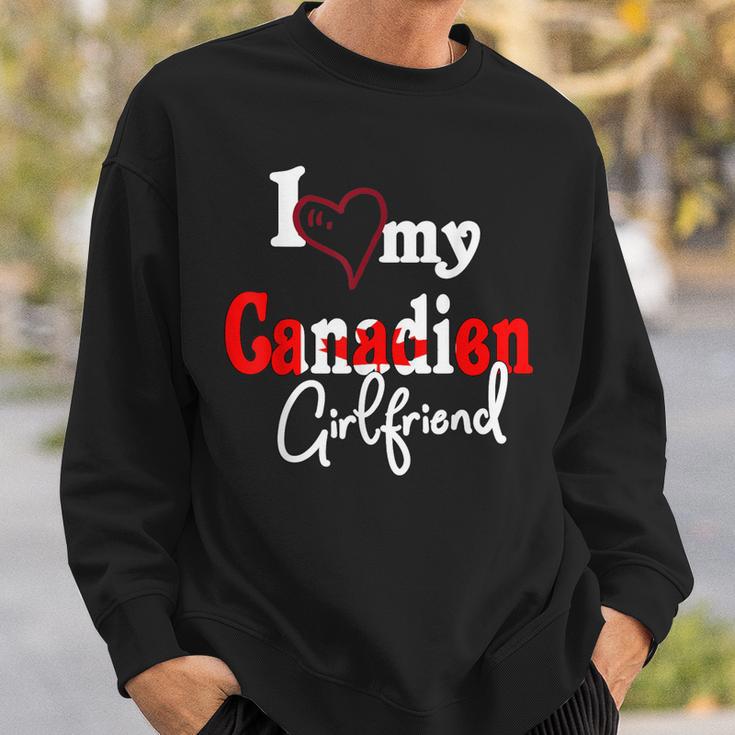 Canada I Love Canadien Girlfriend Couple Matching Sweatshirt Gifts for Him