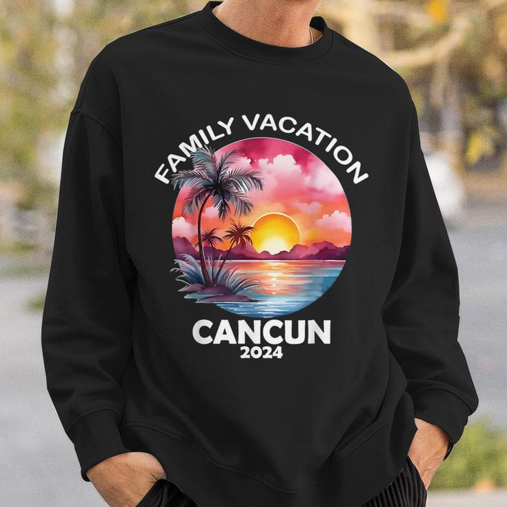 Cancun 2024 Family Vacation Trip Matching Group Sweatshirt Gifts for Him