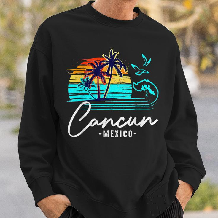 Cancun Souvenir 2023 Mexico Vacation Matching Family Group Sweatshirt Gifts for Him