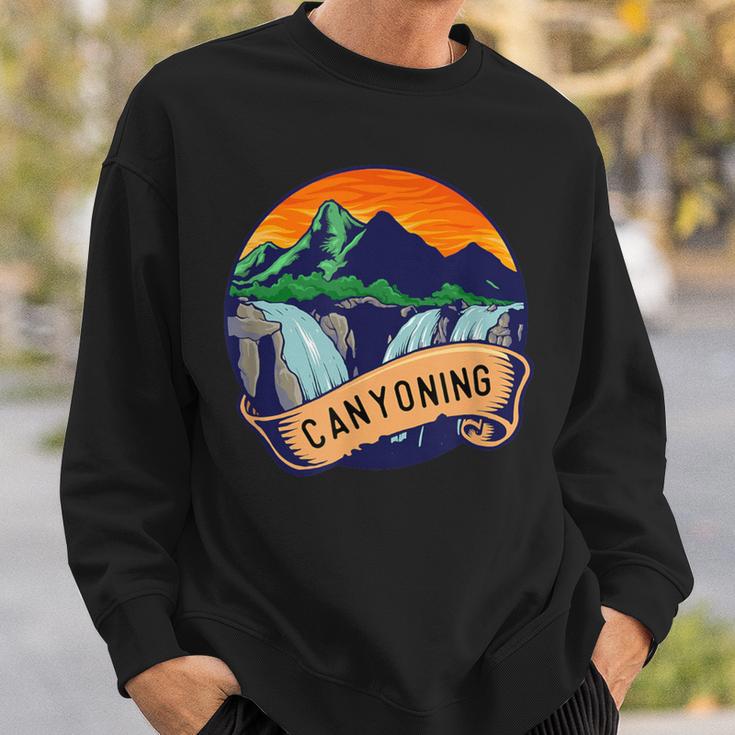 Canyoning Schluchtenwandern Hiking Sweatshirt Geschenke für Ihn