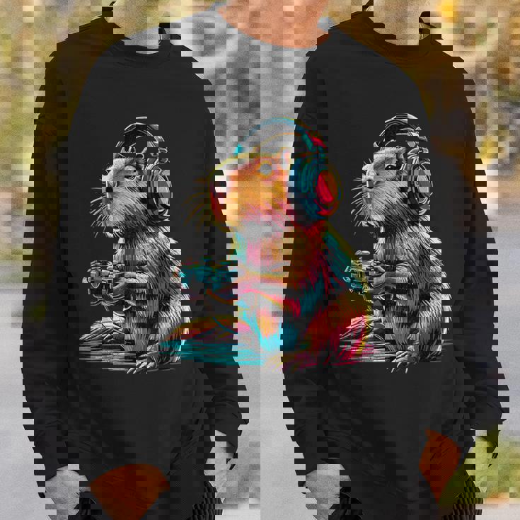 Capybara Video Games Capybara Sweatshirt Gifts for Him