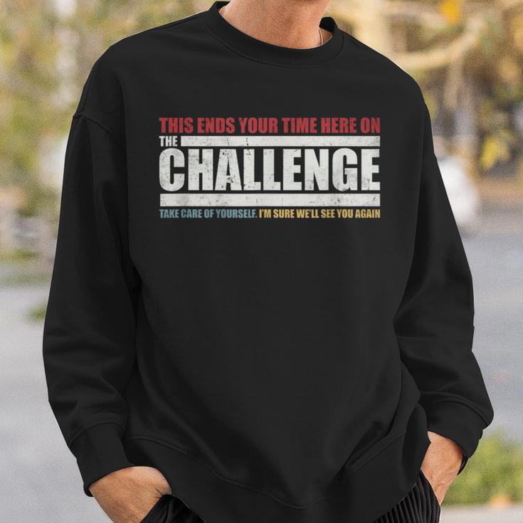 The Take Care Of Yourself Challenge Quote Colored Sweatshirt Gifts for Him