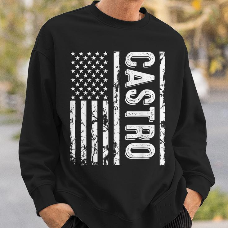 Castro Last Name Surname Team Castro Family Reunion Sweatshirt Gifts for Him
