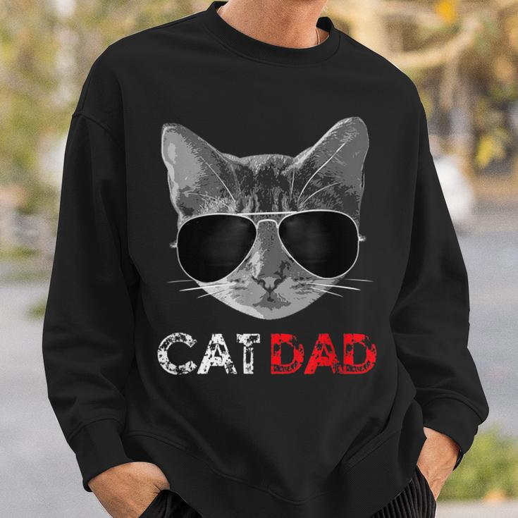 Cat Dad Father's Day For Cat Lovers Sweatshirt Gifts for Him