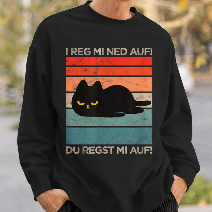 Cat I Reg Mi Not Auf Evil Cat Sweatshirt Geschenke für Ihn