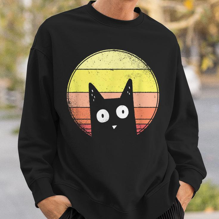 Cat Kitten Cat Retro Vintage Sweatshirt Gifts for Him