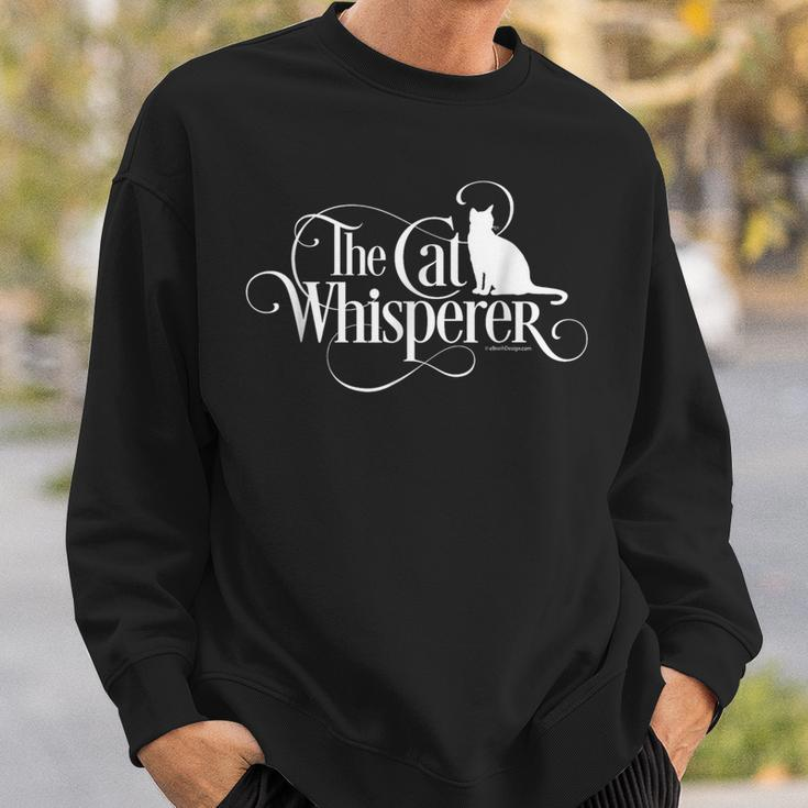 The Cat Whisperer Cat Lover Sweatshirt Gifts for Him