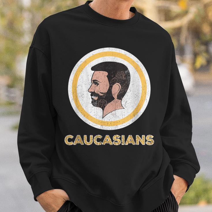 Caucasians Vintage Caucasians Pride Sweatshirt Gifts for Him