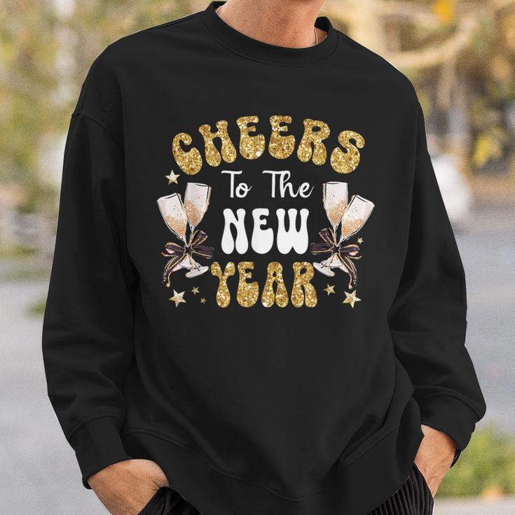 Cheers To The New Year 2024 Champagne Happy New Year 2024 Sweatshirt Gifts for Him