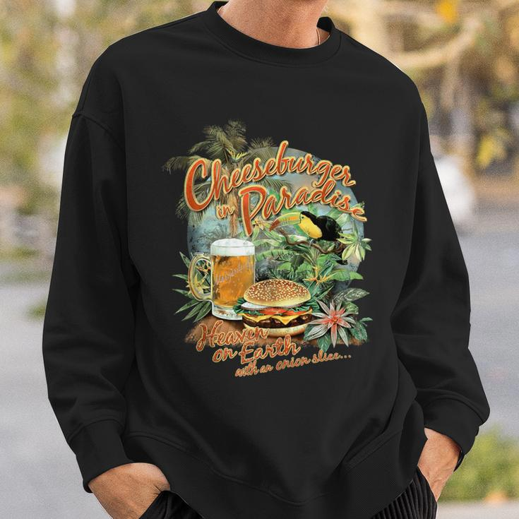 Cheeseburger In Paradise-Heaven On Earth Sweatshirt Gifts for Him