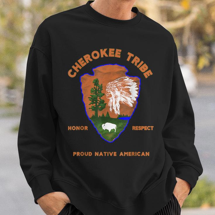 Cherokee Tribe Native American Indian Pride Respect Honor Sweatshirt Gifts for Him