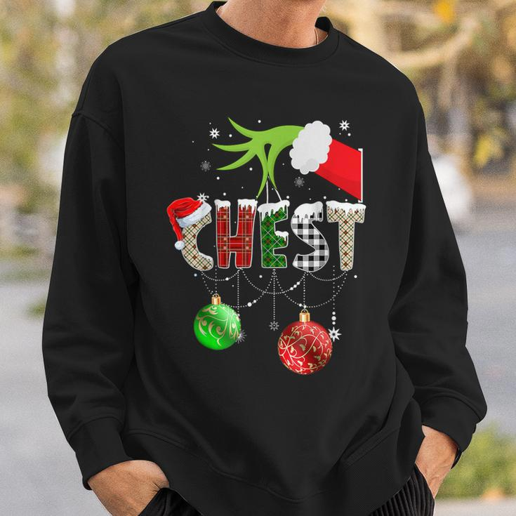 Chest Nuts Christmas Matching Couple Chestnuts Pajama Sweatshirt Gifts for Him