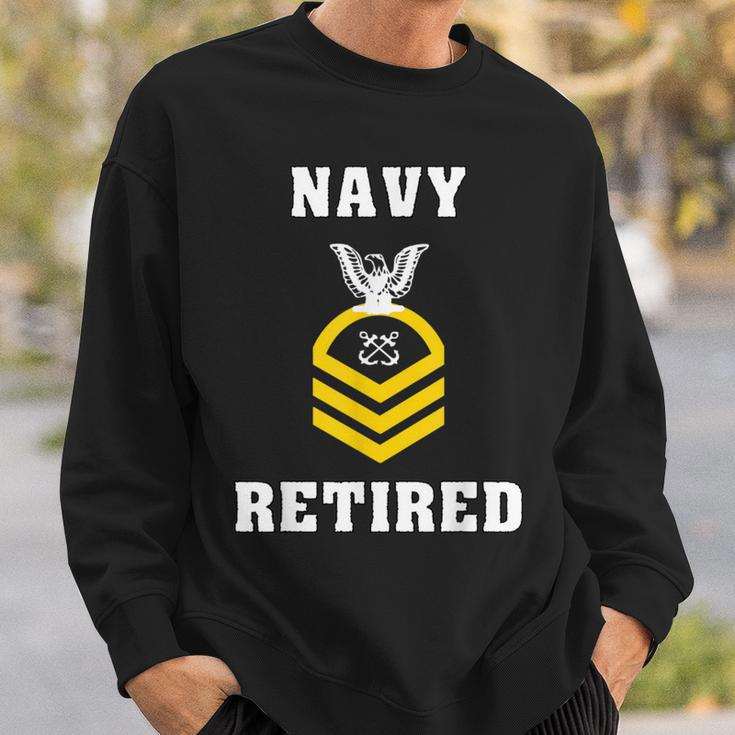 Chief Petty Officer Navy Retired Sweatshirt Gifts for Him