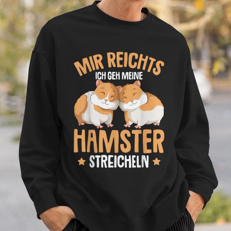 Children's Mir Reichts Ich Geh Meine Hamster Streicheln Sweatshirt Geschenke für Ihn