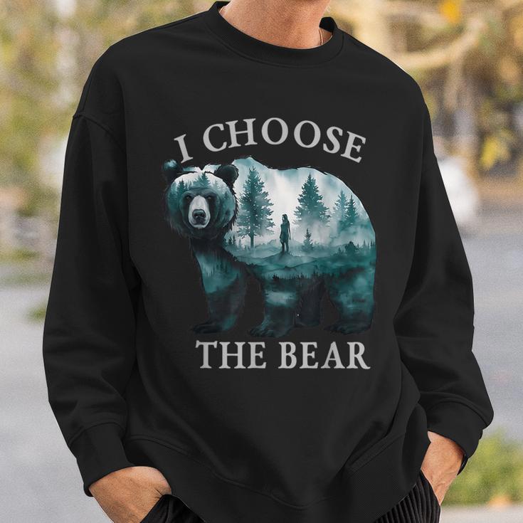 I Choose The Bear 2024 Bear In The Camp Trending Sweatshirt Gifts for Him