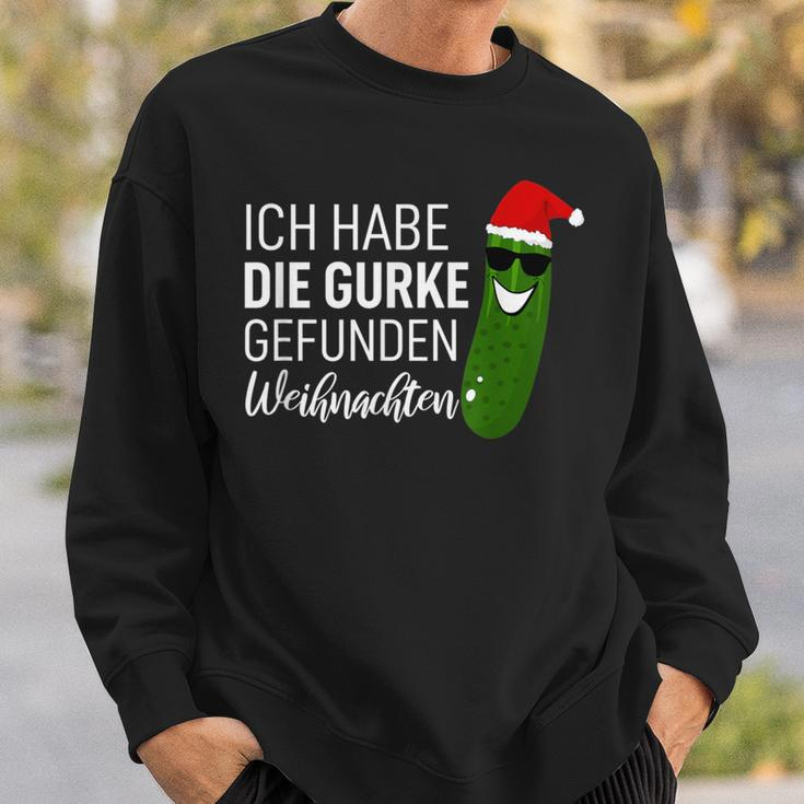 Christmas Cucumber Ich Habe Die Gurke Gefen Ich Habe Die Guarke Find Sweatshirt Geschenke für Ihn