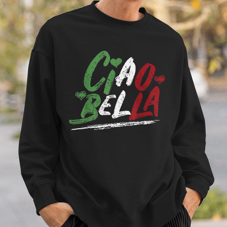 Ciao Bella Italy Flag Italian Sweatshirt Geschenke für Ihn