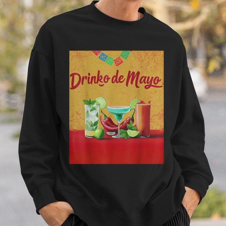 Cinco De Drinko Bitchachos Margarita Trinkt Cinco De Mayo Sweatshirt Geschenke für Ihn
