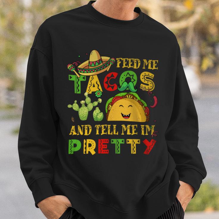 Cinco De Mayo Feed Me Taco Tell Pretty Kid Boy Toddler Sweatshirt Gifts for Him