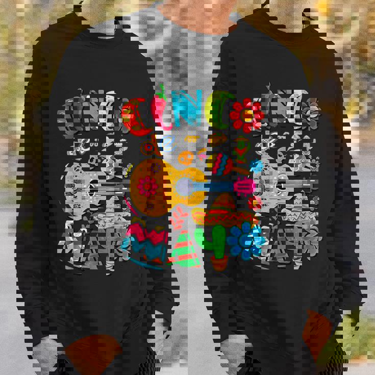 Cinco De Mayo Mexican Taco Guitar Fiesta Cinco De Mayo Sweatshirt Gifts for Him