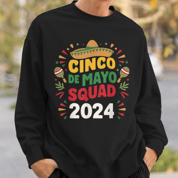 Cinco De Mayo Squad 2024 Fiesta Day Family Matching Costume Sweatshirt Gifts for Him
