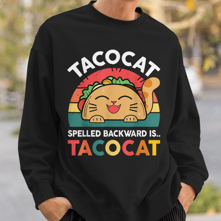 Cinco De Mayo Taco Ca Spelled Backward Tacocat Sweatshirt Gifts for Him
