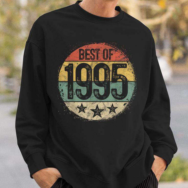 Circular Vintage Best Of 1995 28 Year Old 28Th Birthday Sweatshirt Gifts for Him