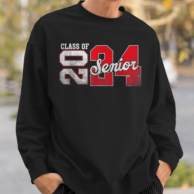 Class Of 2024 Senior 24 High School Graduation Party Sweatshirt Gifts for Him