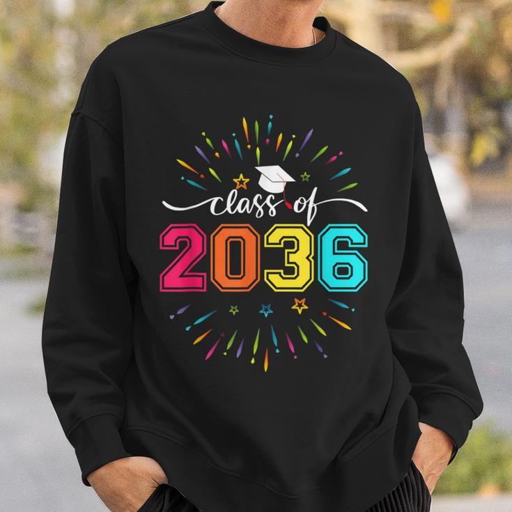 Class Of 2036 Pre K To 12 Handprint On Back Grow With Me Sweatshirt Gifts for Him