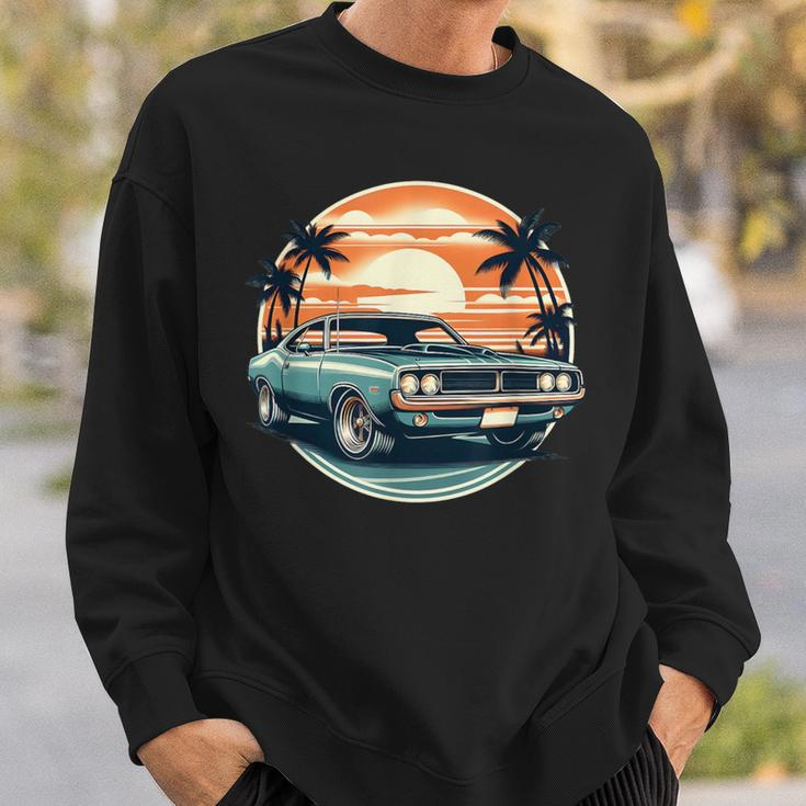 Classic Muscle Car Retro Vintage Style Sweatshirt Gifts for Him