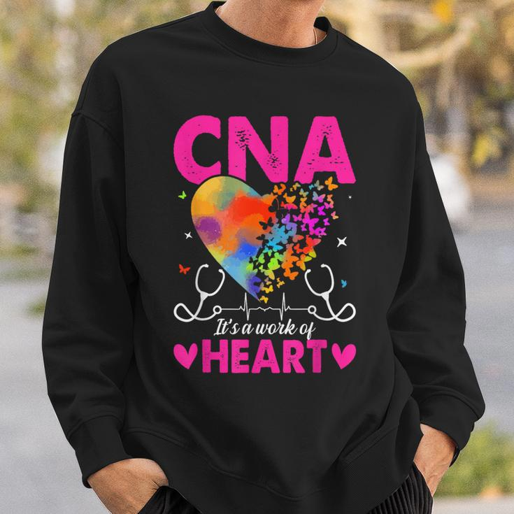 Cna It's A Work Of Heart Sweatshirt Gifts for Him
