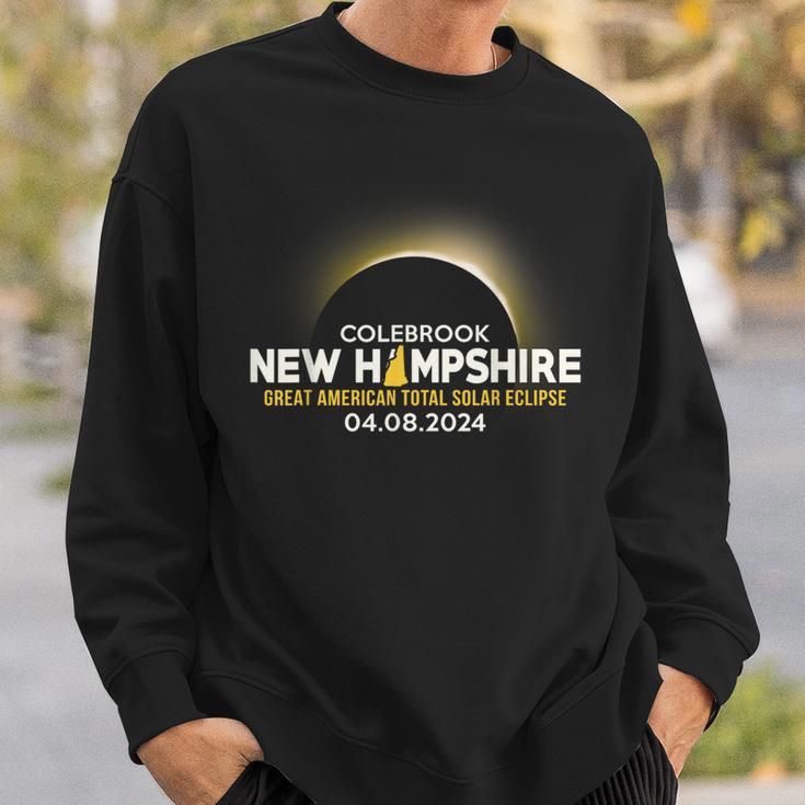 Colebrook New Hampshire Nh Total Solar Eclipse 2024 Sweatshirt Gifts for Him