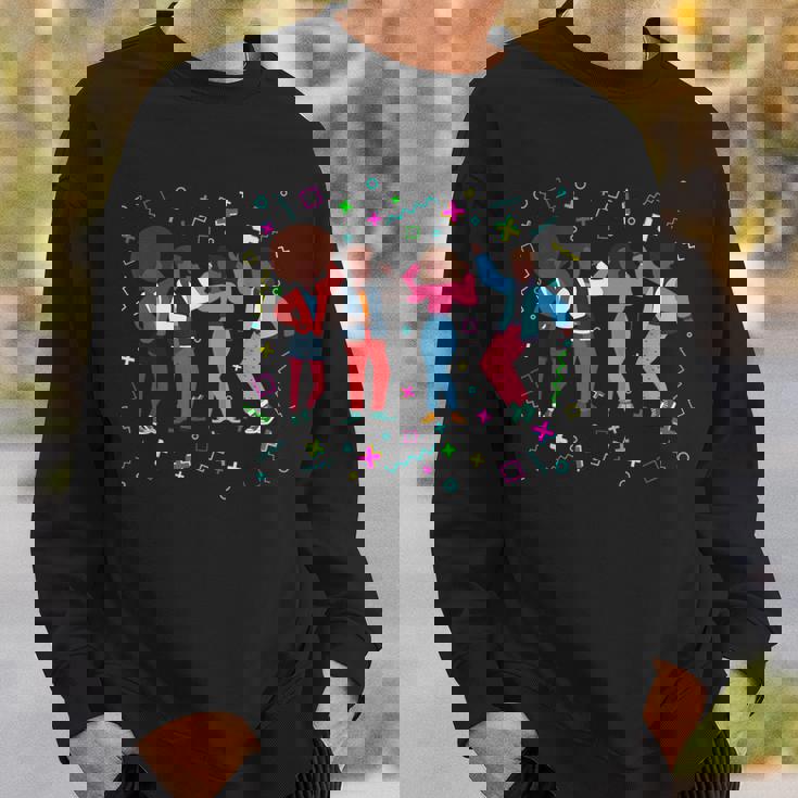Cool African American 80'S Ns Retro Fashion Disco Culture Sweatshirt Gifts for Him